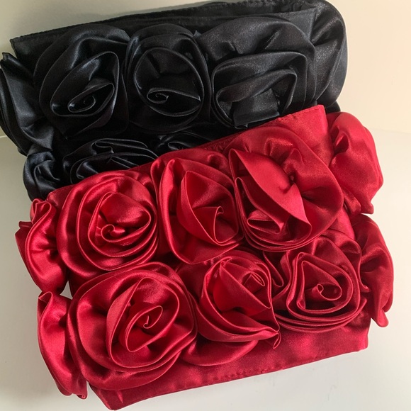Handbags - rose evening bags two 2 bags